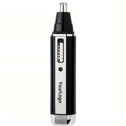 Customize 4-in-1 Beard, Ear & Nose Hair Trimmer Kit for Men - Painless Electric Nose Hair Rechargeable Waterproof Cordless