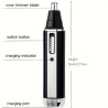 Customize 4-in-1 Beard, Ear & Nose Hair Trimmer Kit for Men - Painless Electric Nose Hair Rechargeable Waterproof Cordless