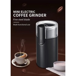 Customize Mini Electric Coffee & Spice Grinder, Professional One-Touch Grinding, Ultrafine Grind, Portable & Stainless Steel