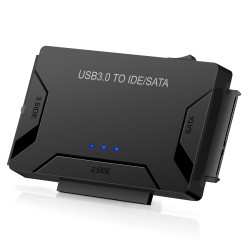 Customize USB 3.0 To SATA IDE Adapter, Universal Hard Drive Reader Adapter Kit For 2.5/3.5 Inch SATA And IDE HDD SSD