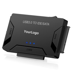 Customize USB 3.0 To SATA IDE Adapter, Universal Hard Drive Reader Adapter Kit For 2.5/3.5 Inch SATA And IDE HDD SSD