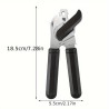 Customize 3-in-1 Multifunction Can & Jar Opener, Effortless, Smooth Edge for Seniors & Weak Hands | Sturdy Stainless Steel