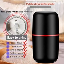 Customize Multifunctional Electric Grinder for Spices, Coffee, Beans, Herbs, and Nuts with Stainless Steel Blades and Brush