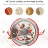 Customize Multifunctional Electric Grinder for Spices, Coffee, Beans, Herbs, and Nuts with Stainless Steel Blades and Brush