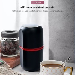 Customize Multifunctional Electric Grinder for Spices, Coffee, Beans, Herbs, and Nuts with Stainless Steel Blades and Brush